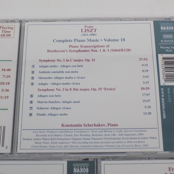 Beethoven Symphonies 5 CD set Franz Liszt Transcription Konstantin Scherbakov - Picture 6 of 10